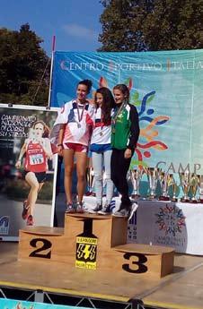 Al recente titolo regionale Giulietta Guerini, portacolori dell Atletica Eden 77, aggiunge anche la maglia tricolore vincendo la gara riservata alla categoria Juniores femminile.