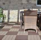 piacevoli aree calpestabili come verande, terrazze, solarium, aree relax,