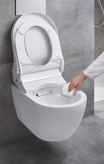 ((Imm: AquaClean Tuma Aufsatz)) Igienico e facile da pulire AquaClean Tuma con vaso WC Rimfree senza bordo di risciacquo offre standard moderni in