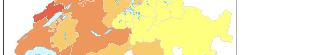 2.3 Ripartizione geografica dei reati 2.3.1 Codice penale (CP) Il calcolo delle frequenze (numero di reati ogni 1000 abitanti) migliora la raffrontabilità.