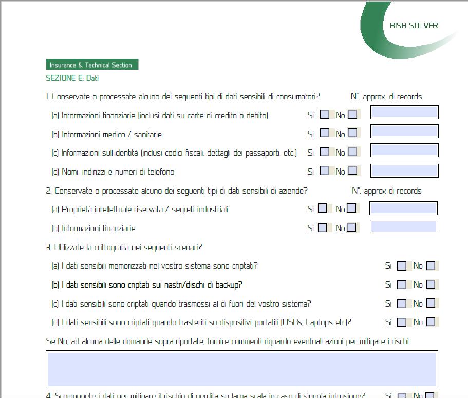 possibili attacchi e agli obblighi normativi.