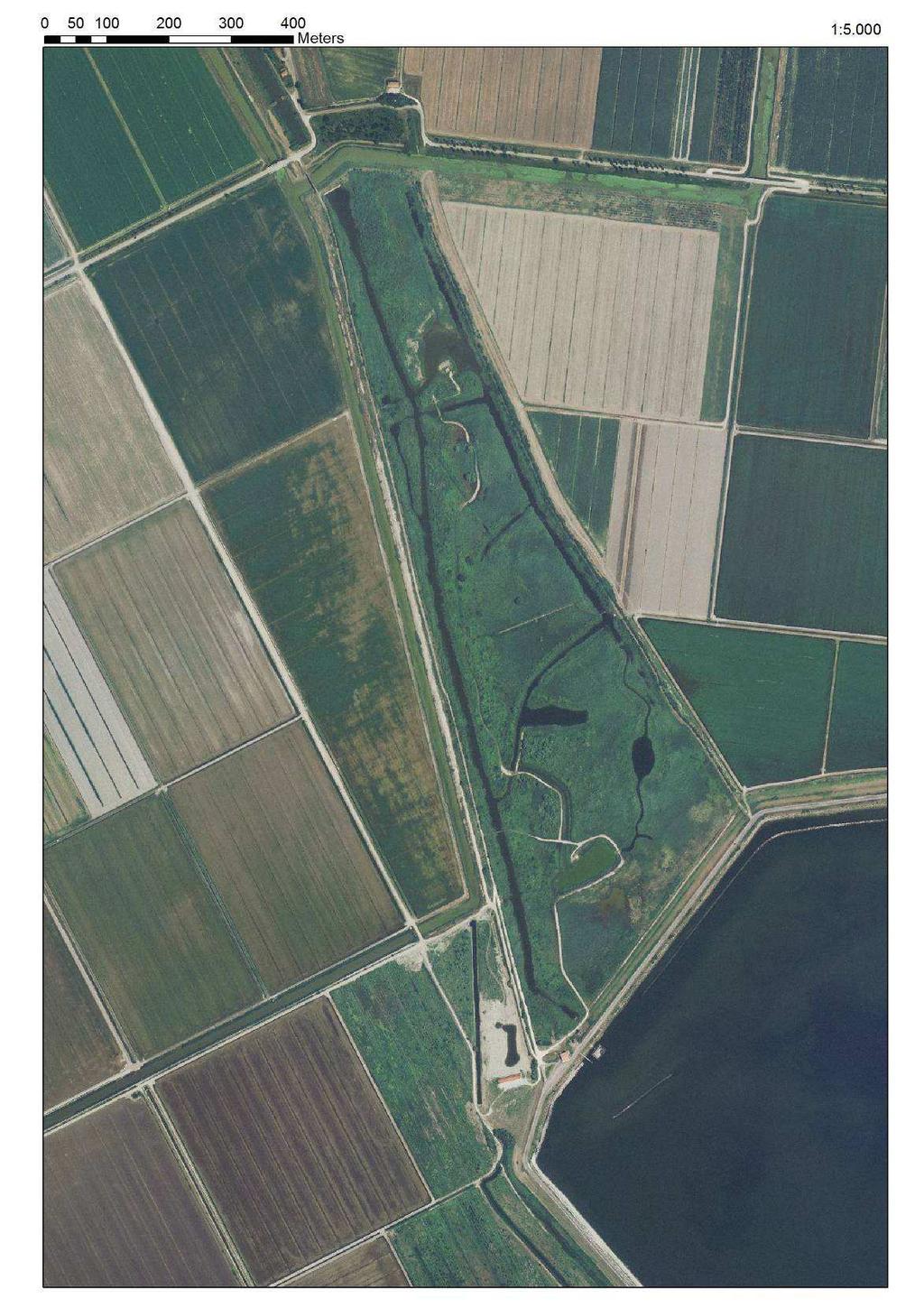 Figura 1: Veduta aerea dell Oasi di Ca Mello ACTION E6 Monitoraggio faunistico