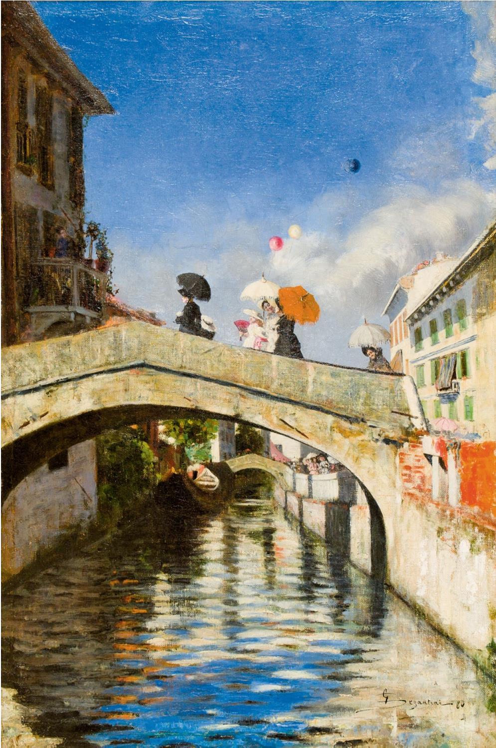 Il naviglio a Ponte San Marco,