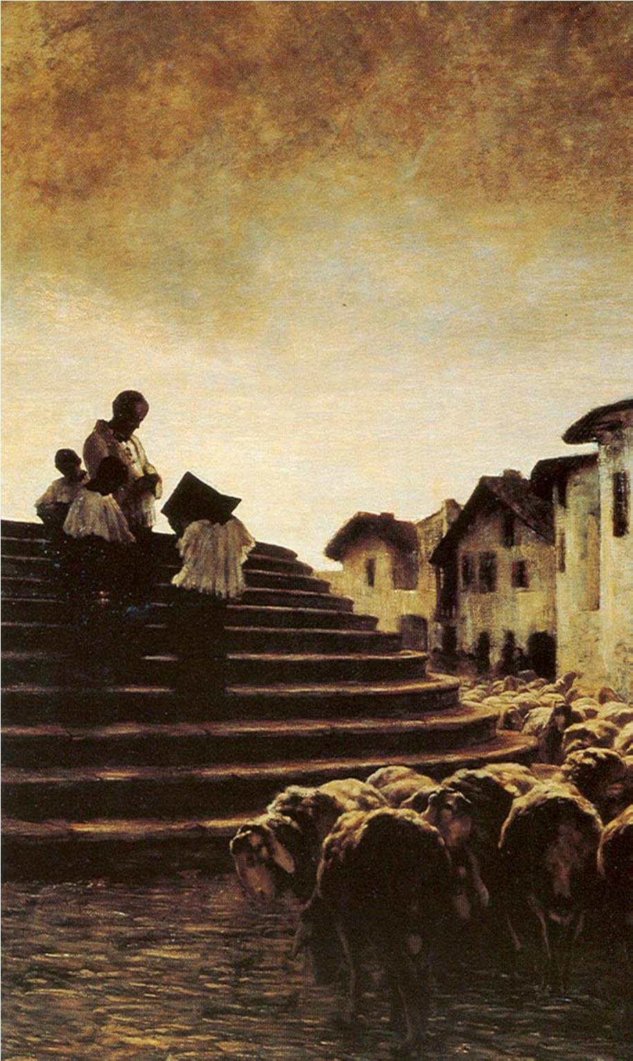 La benedizione delle pecore, 1884,