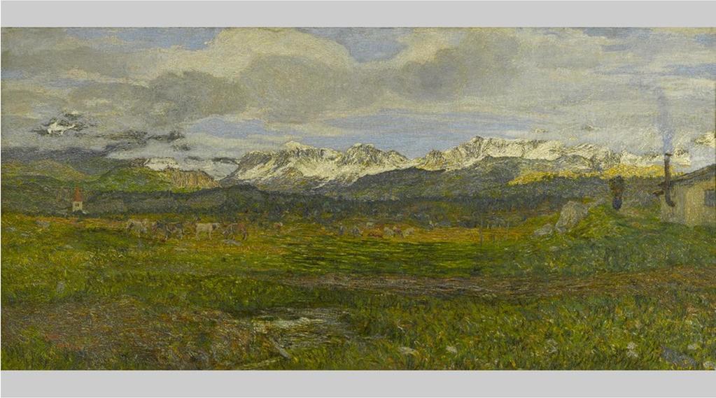 Paesaggio sul Maloja, 1895, olio su