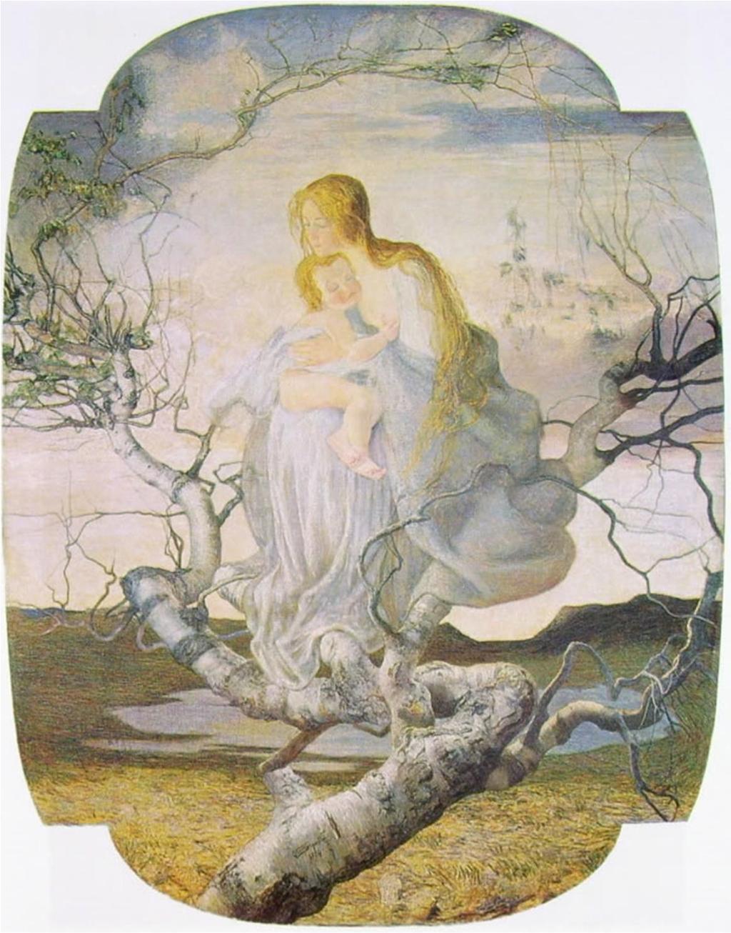 L angelo della vita, 1894, olio su