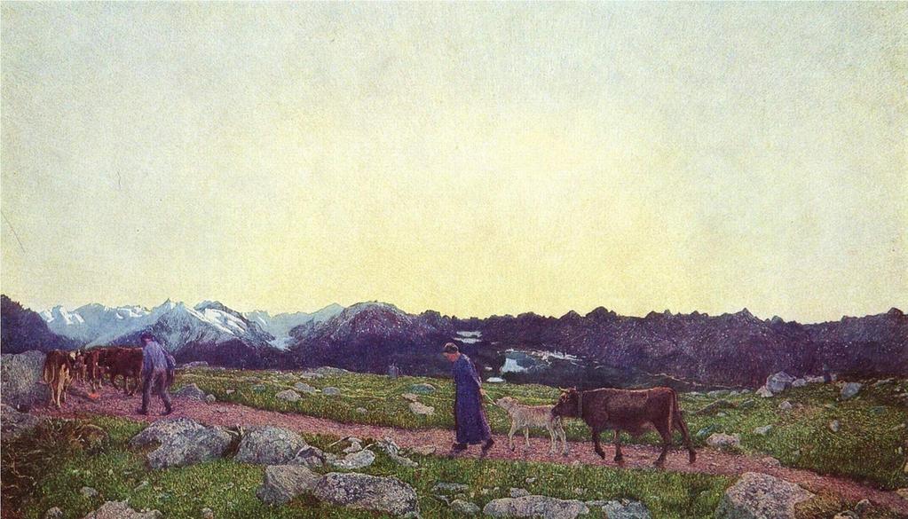 La natura, 1896 1899, olio su