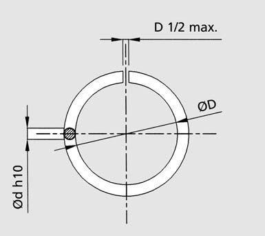 80 100 A1 16 24 30 40 50 60 B 20 25 32 40 40 50 C 5 8 10 10 10 16 D 9 11 14 14 14 18 per colonne Ø25 Ø40