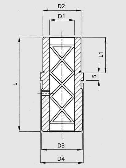 RDBA200L Boccola estraibile lunga in acciaio RDBA20OL D1 h5 18 19 24 25 30 32 40 42 50 52 63 D2 h4 28 28 38 38 45 45 54 54 65 65 81 D3 31 31 39 39 48 48 58 58 74 74 87 D4 34 34 44 44 53 53 63 63 79