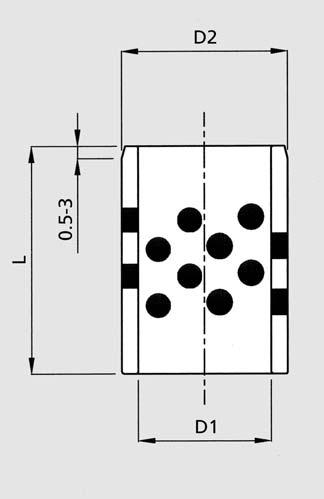 RDBG212 Boccola con inserti autolubrificanti Cod.