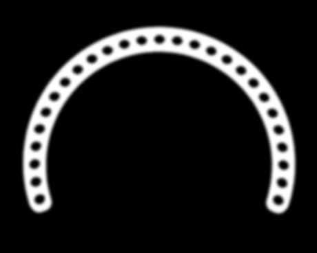 Gli anelli da 5/8 sono dotati di due serie di marcature dei quadranti corrispondenti alle marcature presenti sugli anelli completi con lo stesso diametro.