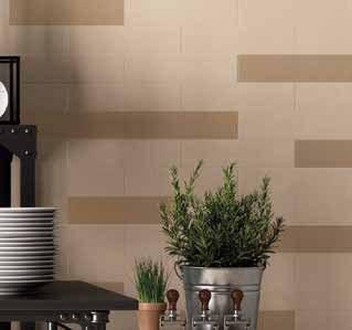 Si consiglia di utilizzare uno stucco in tono con il materiale ceramico. We advise using a grout that matches the colour of the ceramic material.