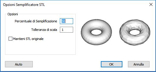 Questo comando e utile per creare un modello semplificato da utilizzare ad esempio come materiale grezzo per il percorso di sgrossatura.