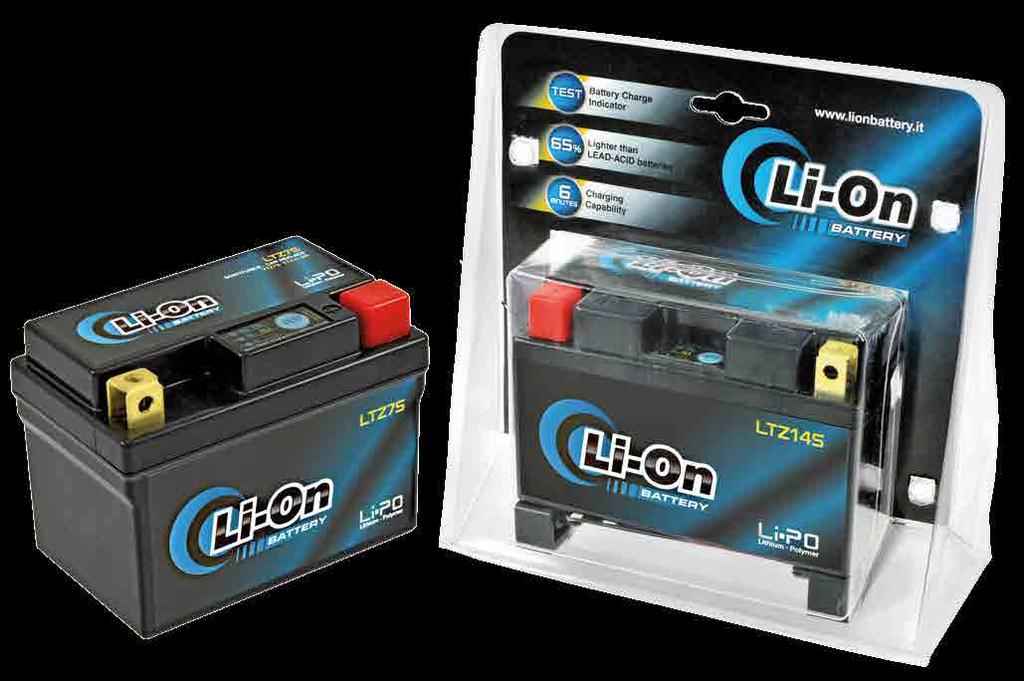BATTERIE AL LITIO LITHIUM BATTERIES PLo speciale metodo costruttivo delle batterie permette di avere una batteria con un rapporto prestazioni/volume.