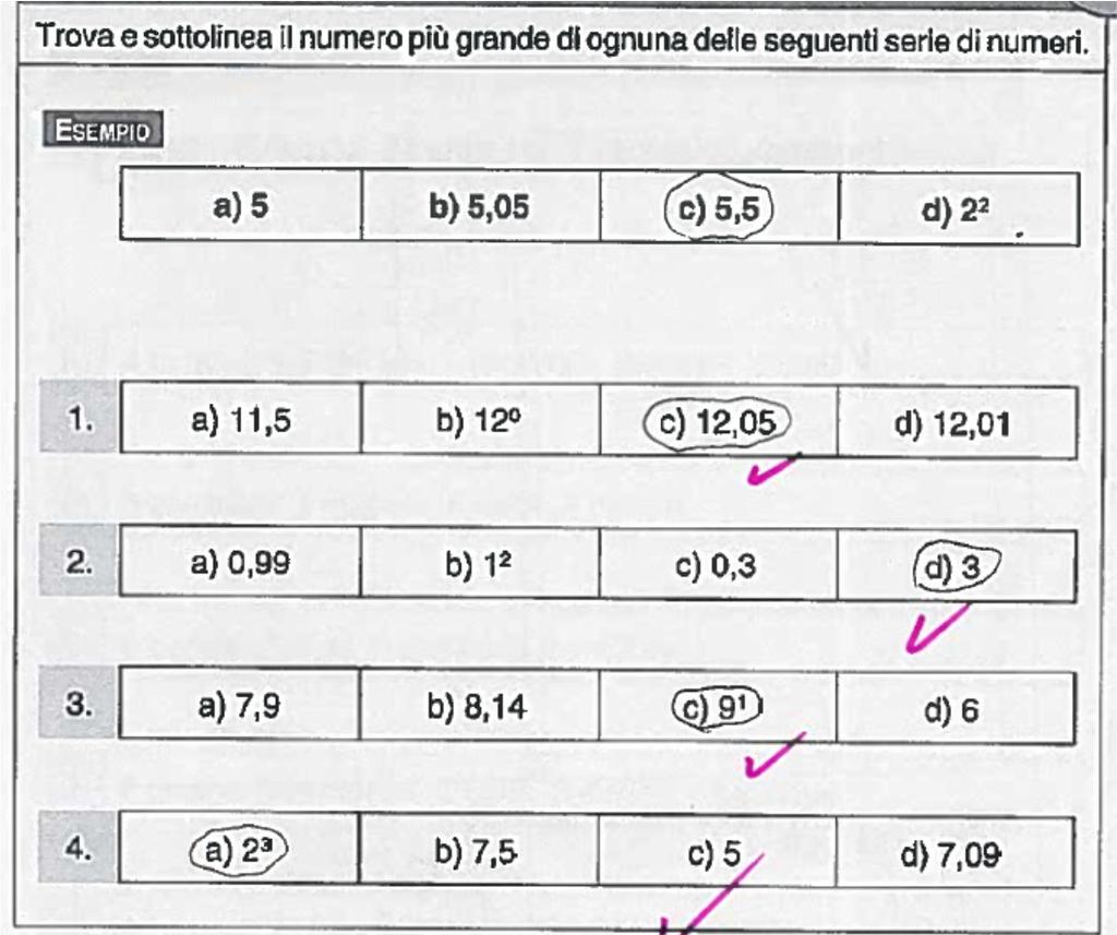 LE PROVE AC-MT 11/14 parte collettiva QUAL E`IL PIÙ GRANDE?