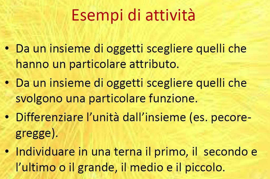 CAMPO SINTATTICO DOMANDE GUIDA Come si organizza il sistema quantitativo del numero?