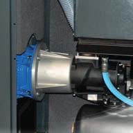 DRIVING SYSTEM Direct-driven compressors with a 1:1 ratio. This means that the air-end and motor, directly connected via a coupling, rotate at the same speed.