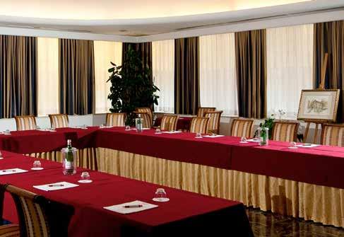 Riunioni e meetings Il Grand Hotel Terme & Spa dispone di 2 sale meeting che possono essere allestite a seconda delle necessità: a platea, a tavoli tondi, con tavolo unico centrale, a ferro di