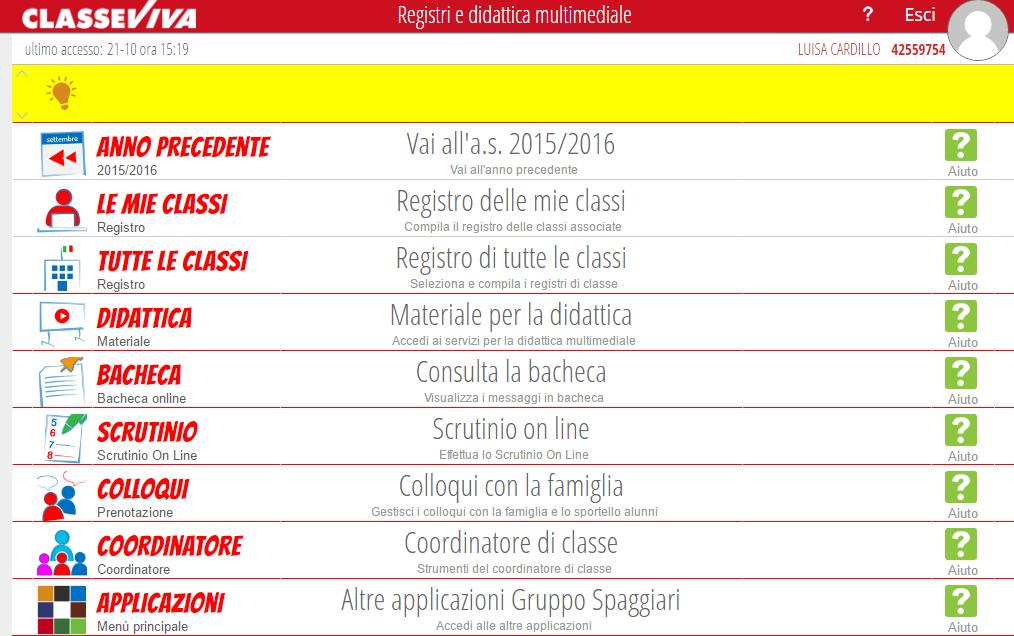 VADEMECUM PER L UTILIZZO DEL REGISTRO ELETTRONICO OPERAZIONI DA SVOLGERE IN CLASSE: 1.