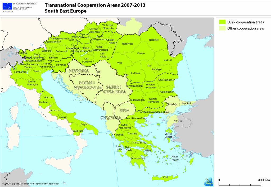 Le aree geografiche