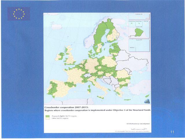 Cperazine Transfrntaliera 2007-2013: Le Regini nelle quali la Cperazine Transfntaliera è implementata nel quadr