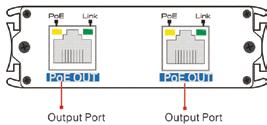 MT-TP7201ER-POE TECHNICAL SPECIFICATIONS Model Power Ethernet Port MT-TP7201ER-POE Power Supply PoE Power Supply Consumption <3W Ethernet Port PoE IN Port:10/100Mbps, PoE Input Port PoE OUT