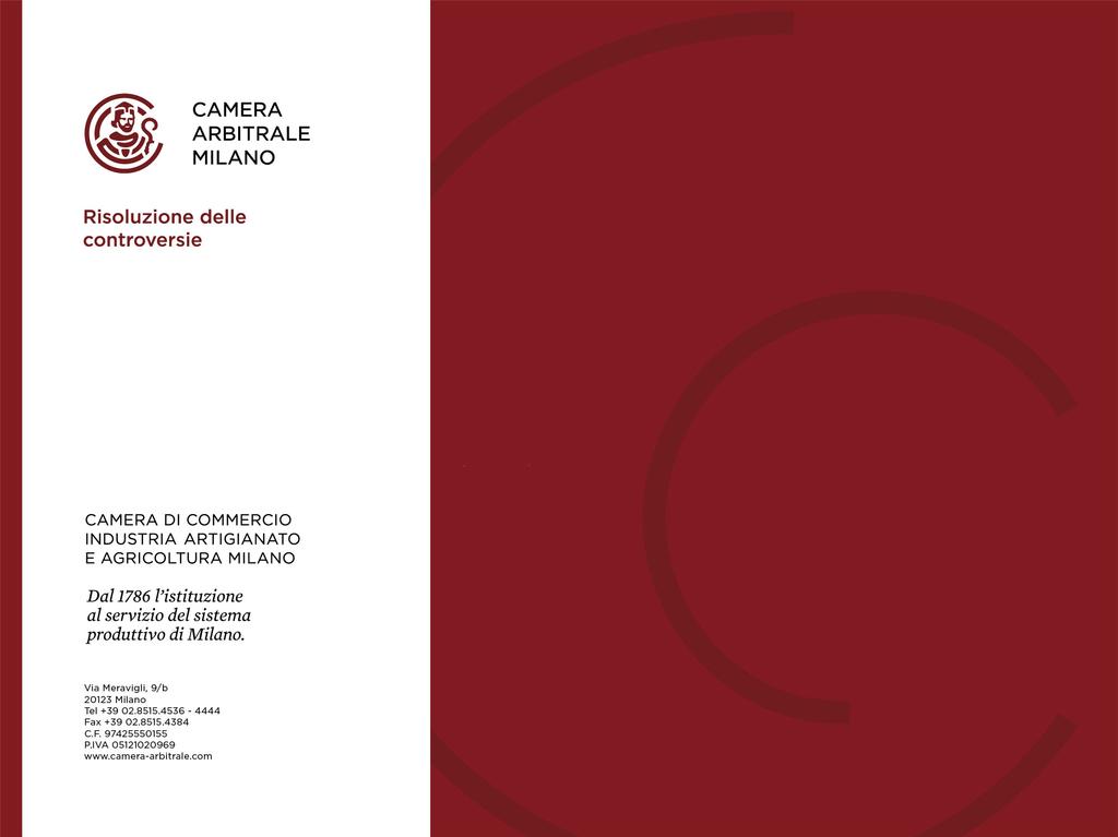 Servizio di conciliazione CAM 20 settembre 2013 20 marzo 2014