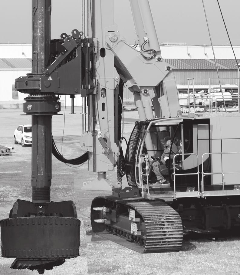 Casagrande s new series of XP-2 hydraulic piling rigs are designed and built using the latest state-of the-art techniques.