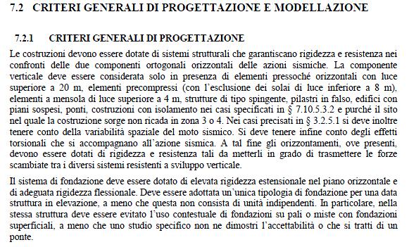 Progetto struttura: ANALISI SISMICA Quando considerare lo