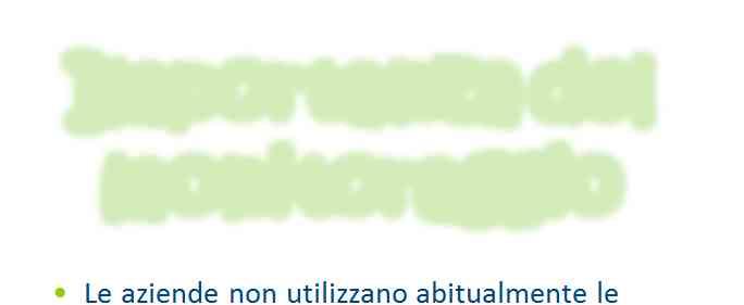 Importanzadel monitoraggio Le aziende non utilizzano abitualmente le trappole a