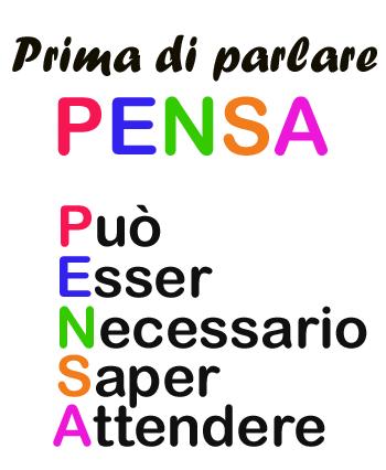 L ACROSTICO è un componimento in cui le lettere iniziali di un nome creano altre parole o una frase di senso compiuto