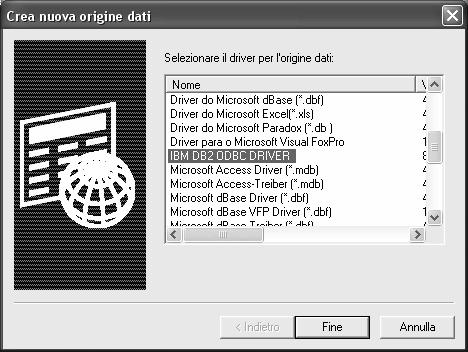 1. DSN (data source name) a. utente: disponibile solo per l utente che lo crea. b.