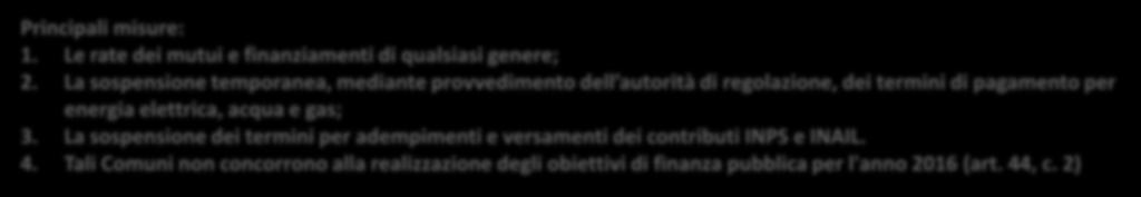 21) Predisposizione di un programma per la promozione e il rilancio del turismo nei territori colpiti dal sisma (art.