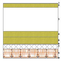 Pag 12 di 38 CARATTERISTICHE TERMICHE E IGROMETRICHE DEI COMPONENTI OPACHI secondo UNI TS 11300-1 - UNI EN ISO 6946 - UNI EN ISO 13370 Descrizione della struttura: Copertura progetto Codice: S4