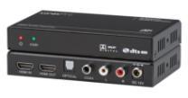 CONVERTITORI A/V KNX CONAUDXTRACT (CONAUDXTRACT) Estrattore audio da HDMI 4K/60Hz passante con uscita simultanea Toslink, Coax e RCA stereo. Decoder Dolby 7.1 e 5.