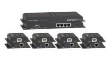 SPLITTER HDBaseT KNX SPHDBT1X4 (SPHDBT1X4) Splitter HDBaseT 1:4 (la lunghezza massima di cavo Cat.6 consentita è 70 metri).