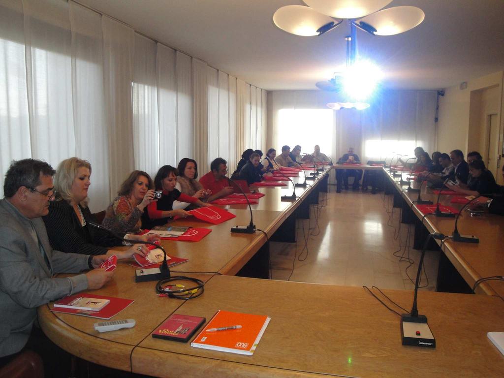 Nel periodo giugno dicembre 2012 sono state organizzate 8 visite di studio in Italia rivolte ad un gruppo target di 226 persone con ruoli esecutivi ed altamente specializzati in vari settori di