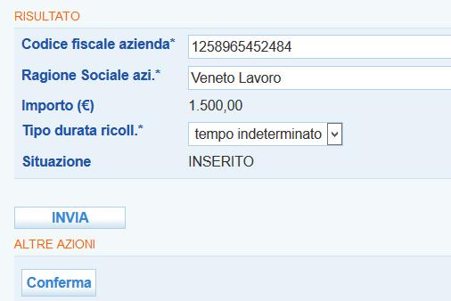 Come ricorda l alert che compare, concludendo il percorso i dati non saranno più modificabili e verranno trasmessi al sistema regionale A39.