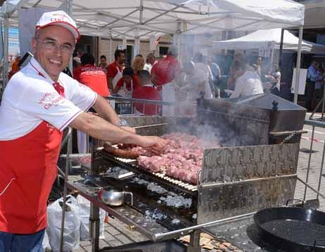 Dario Cecchini, uno dei macellai più famosi del mondo, che il 28 giugno scorso è approdata a Campogalliano.