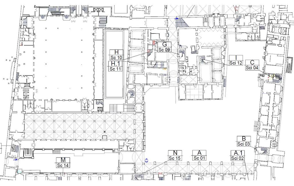 PALAZZO D ACCURSIO Di seguito vengono indicati il numero ed il tipo di telecamere da installare Area N e tipo Area Palazzo D Accursio