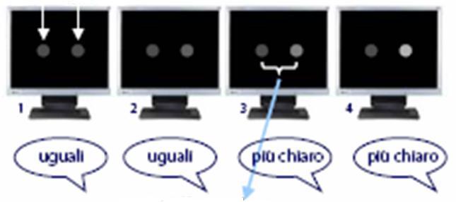 La soglia differenziale (o just noticeable difference, jnd) Per misurare le soglie differenziali si utilizzano due