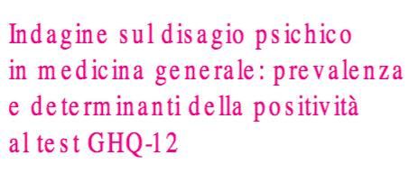 In letteratura? Disagio risultato nel 43.