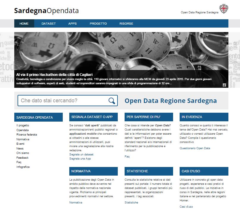 Linee guida Open Data per la Regione Sardegna Evoluzione opendata.regione.sardegna.