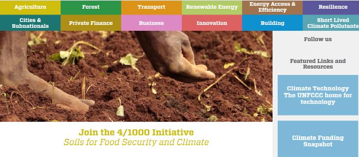Iniziativa 4 x 1000 Soils for Food Security and Climate.