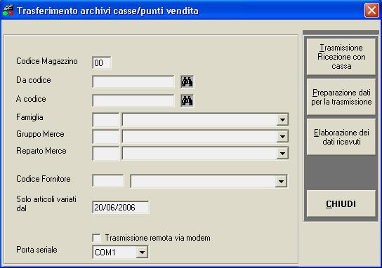 Modalità collegamento Off Line Edipos, MI 7110 Per effettuare l installazione del driver, selezionare dall elenco (MICRELEC EMULAZIONE EDIPOS OFF LINE) Dal menù FILE di Dynamic scegliere preferenze