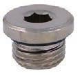 8 50 A CH P H TB1OR Tappi cilindrici con O-ring - BSP plugs F CH E L P 70123 TB1ORM5 M5 2,5 8 7,2 4,5 100 70124 TB1OR18 1/8 5 14 9,5 6,5 50 70125 TB1OR14 1/4 6 17 11,5 8 50 70126 TB1OR38 3/8 8 20