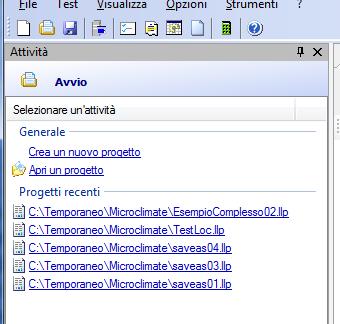 5.2. La finestra delle attività LSI LASTEM GidasTEA Manuale utente La finestra delle Attività è il punto di partenza per l utilizzo del programma; viene visualizzata dal menu Visualizza Attività (è