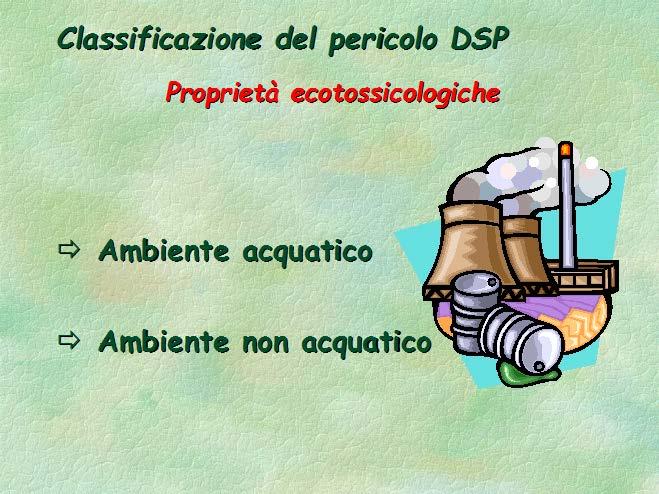 Pericoli per l ambiente Pericoloso per l ambiente