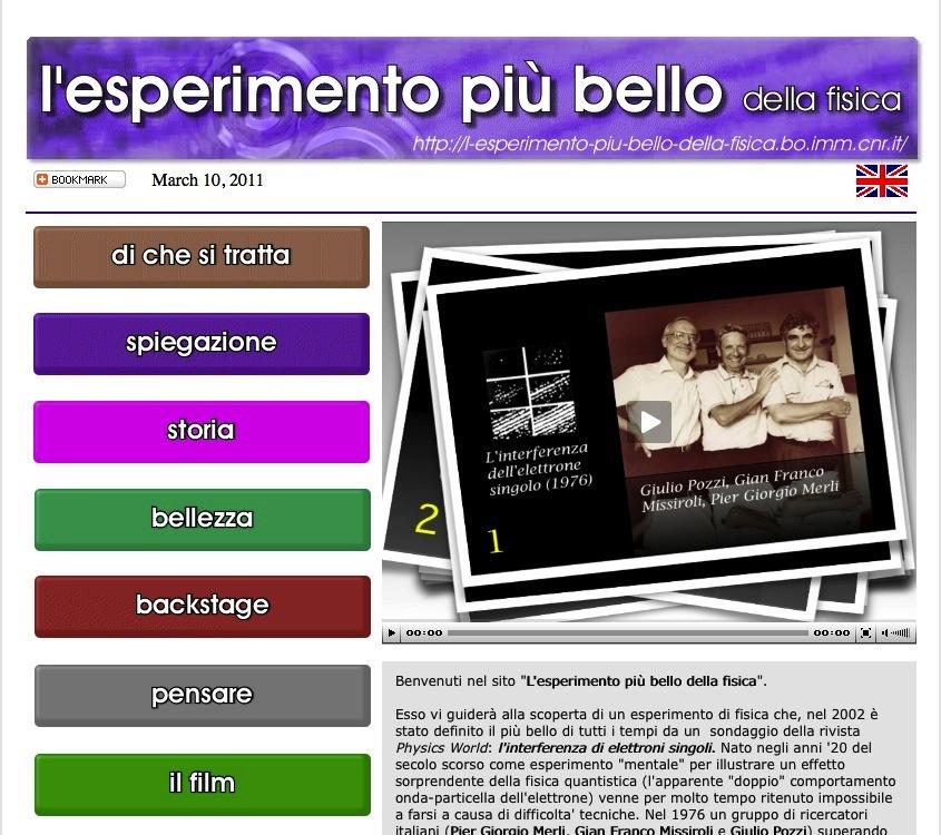 Sito web dal 2009