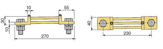 Fixing pack: 2 viti / screws M5x8 DIN 9 + 2 viti / screws M8x6 DIN 9 + 2 rondelle / washers M5 DIN 25A + 2 rondelle / washers M8 DIN 25A - / : 0,20 kg